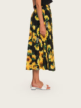 Load image into Gallery viewer, 2020 High Waist Women Summer Boho Maxi Skirt Saia Elastic Waist Women A-Line Floral Print Long Skirt Yellow Faldas Jupe Femme