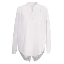 Load image into Gallery viewer, V Neck Summer Blouse Women 2020 Yellow Korean Fashion Clothes Wrap Shirts White Plus Size Women Tunic Tops Femme Camisas Mujer