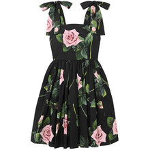 Load image into Gallery viewer, Gedivoen Summer Fashion Designer Short Dress Women Spaghetti Strap Floral Print Mini Dress Elegant Party A Line Female Dresses