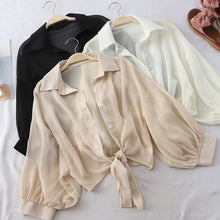 Load image into Gallery viewer, 2020 Summer Chiffon Blouses Women Batwing Sleeve Loose Ladies Crop Tops Plus Size Chiffon Kimono boho Shirts chemisier femme