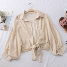 Load image into Gallery viewer, 2020 Summer Chiffon Blouses Women Batwing Sleeve Loose Ladies Crop Tops Plus Size Chiffon Kimono boho Shirts chemisier femme