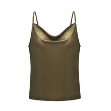 Load image into Gallery viewer, Satin Women Thin Wild Solid Camis Vest Women Tank Tops Female 2020 Summer Sexy Strap Basic Tops Chiffon Sleeveless Camisole топ