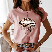 Load image into Gallery viewer, Simplee Women printed short sleeve round neck Shirt top Holiday beach summer style tops Cute square elegant solid slim blouses