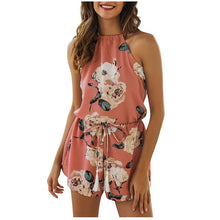 Load image into Gallery viewer, Jumpsuit Women Summer 2020 New Hollow Party Boho Sleeveless Halter Fashion Short Jumpers moda feminina verao #30