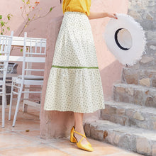 Load image into Gallery viewer, INMAN 2020 Summer New Arrival Cotton Literary Prairie Chic Shivering Prue and Fresh Skirt

