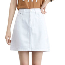 Load image into Gallery viewer, Women Button Denim Jeans Bodycon Mini Skirts Strench High Waist  Sexy Club Skirt Summer
