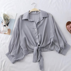 2020 Summer Chiffon Blouses Women Batwing Sleeve Loose Ladies Crop Tops Plus Size Chiffon Kimono boho Shirts chemisier femme