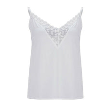 Load image into Gallery viewer, Women's Summer Strappy Lace Vest Top Sleeveless Shirt Blouse Ladies Solid Casual V-neck Loose Tank Tops New
